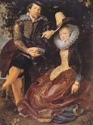 Ruben with his first wife Isabeela Brant in the Honeysuckle Bower (mk08), Peter Paul Rubens